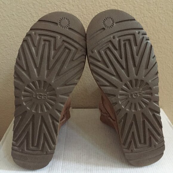 UGG MINI Bailey Button II CHESTNUT water resistant boots - Picture 5 of 5